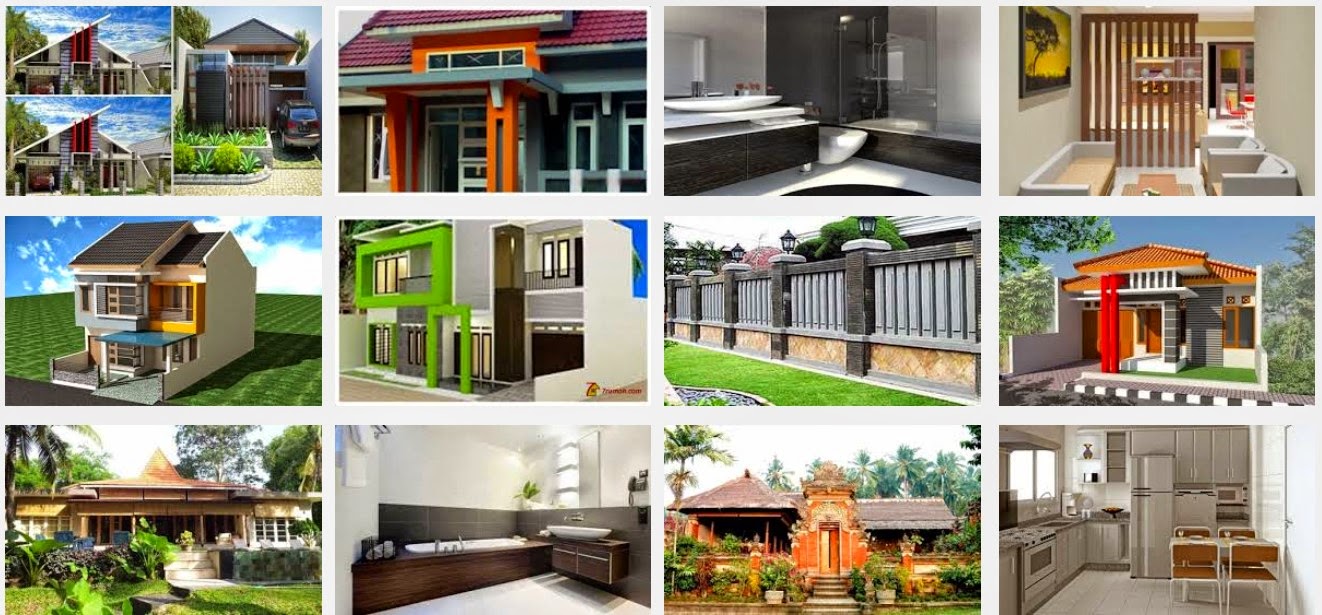 Desain Rumah Sederhana Pedesaan Kampung Type 45 Minimalis Tapi