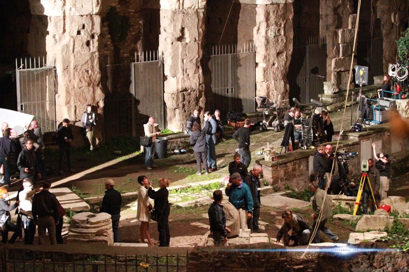 The Theater of Marcellus Ruins scene