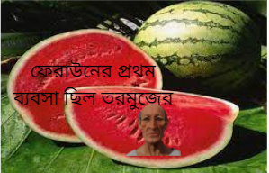 ফেরাউনের প্রথম ব্যবসা ছিল তরমুজের