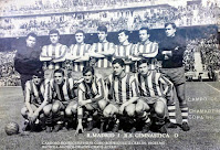 REAL SOCIEDAD GIMNÁSTICA DE TORRELAVEGA. Temporada 1966-67. Cardoso, Rodríguez I, Susi, Cobo, Rodríguez II, Carlos e Ingelmo; Badiola, Enrique Mateos, Gradín, Chani y Acero. REAL MADRID C. F. 1 (Félix Ruiz) REAL SOCIEDAD GIMNÁSTICA DE TORRELAVEGA 0. 07/05/1967. Copa del Generalísimo, dieciseisavos de final, partido de vuelta. Madrid, estadio Santiago Bernabeu. El Madrid, que había empatado a 2 en la ida, pasa de ronda con dificultad