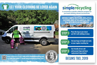 Franklin Residents: Curbside Clothing Starts November 11, 2019