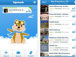 hipmunk lovely app can find hotels and plane tickets at lowest price