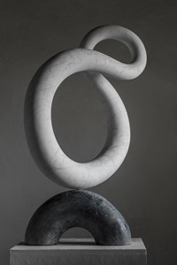 Lyra: CARRARA MARBLE, 2017: W 60cm, H 93 cm, D 29 cm; SOLD