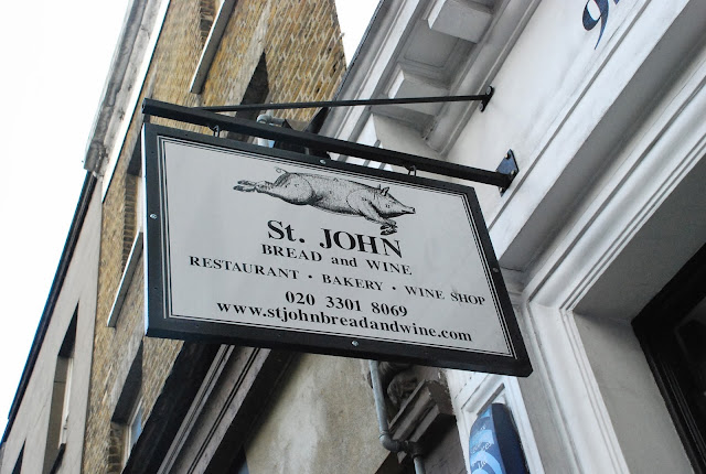 St John modern typical English restaurant London