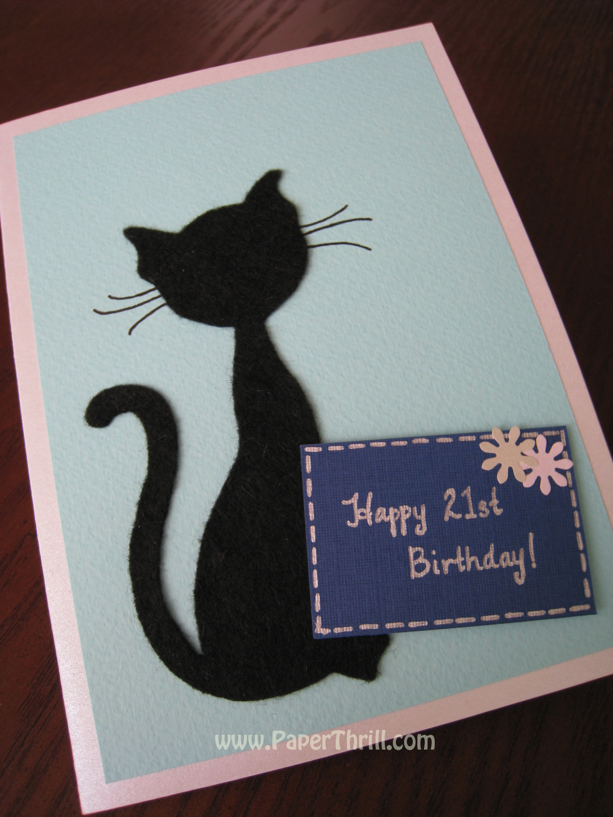 Black cat birthday pop up card flower stands for weddings