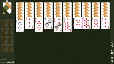 Solitaire Spider Minimal Game Screenshot 2