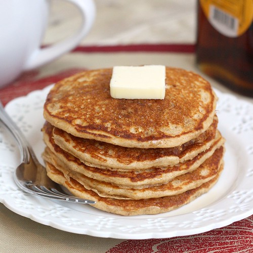 Whole Wheat Oatmeal Pancakes Recipe