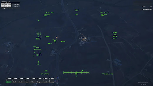 Arma3にアメリカ空軍の飛行機を実装するUSAF MODのAC-130にあるPilot Side HUD