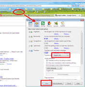 . ads in foreign language other than English using Google Translator (toolbar)
