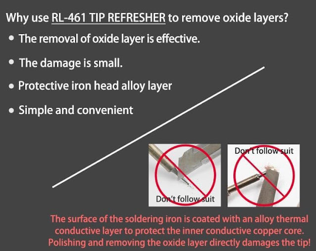 soldering bit cleaner RL-461 TIP REFRESHER