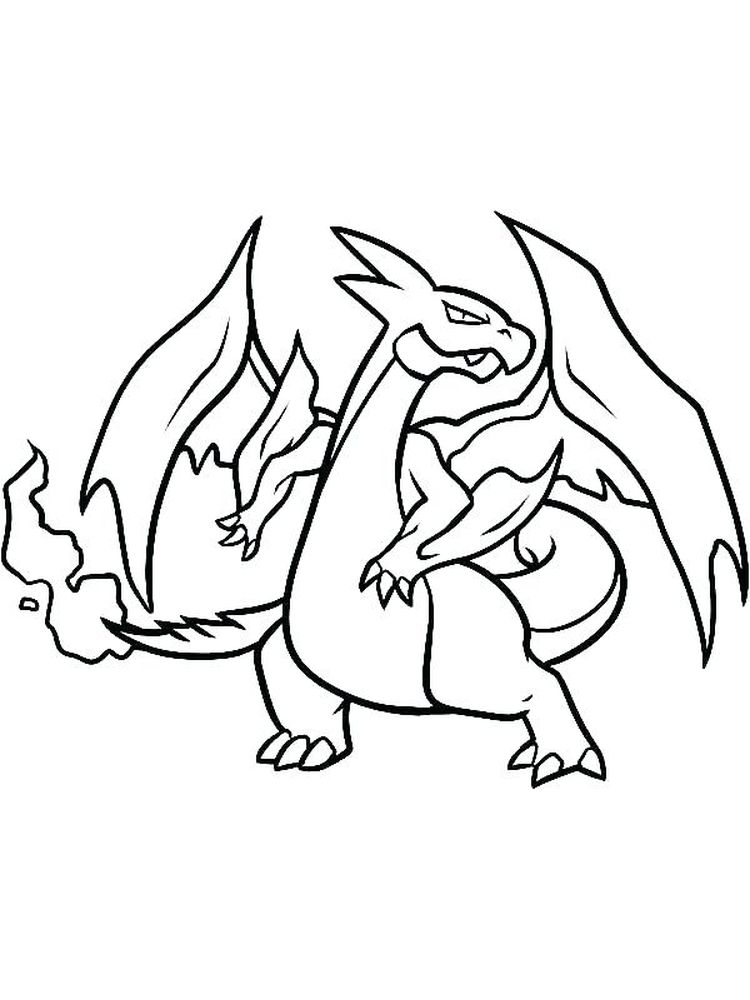 charizard printable coloring pages