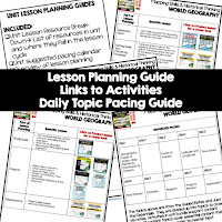 mapping skills lesson plans, world geography lesson plans, geography activities, world geography games, world geography middle school, world geography high school