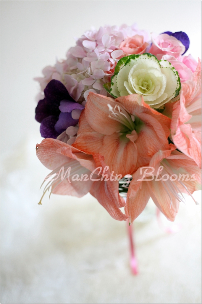 This Stylish Pink Bridal Bouquet is specially designed for the beautiful