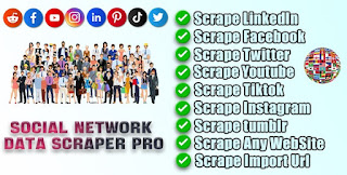 Social Network Data Scraper Pro v1.8.0.2