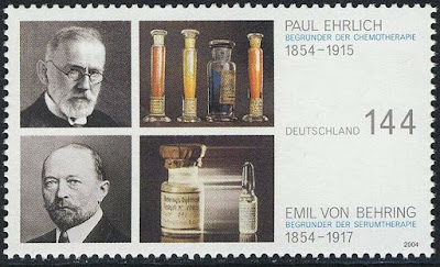 Germany Nobel Prize Paul Ehrlich and Emil von Behring