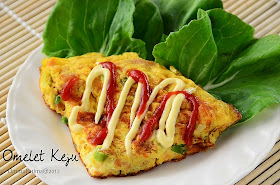 omelet keju