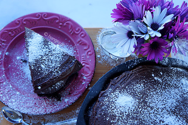 Dark Chocolate Whiskey Cake