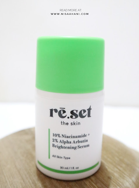 Reset 10% Niacinamide + 2% Alpha Arbutin Brightening Serum