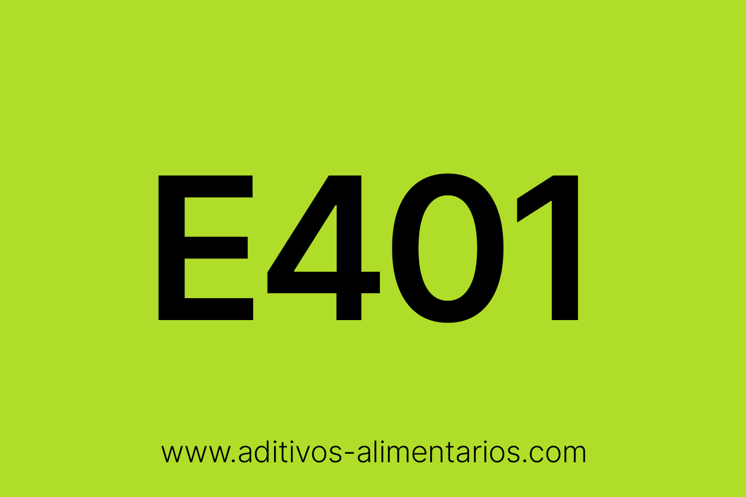 Aditivo Alimentario - E401 - Alginato Sódico