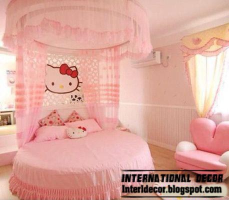 Hello kitty girls bedroom themes, designs, ideas