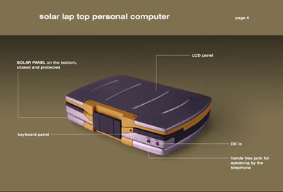 Laptop with Solar Enery