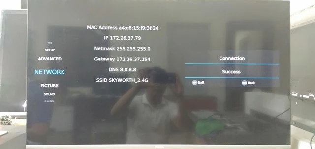 Connecting Coocaa TV to WIFI or Access Point.