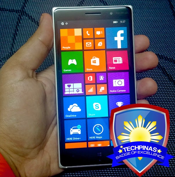 Nokia Lumia 830, Nokia Lumia 830 Philippines, TechPinas Badge of Excellence