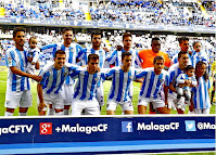 MÁLAGA C. F. - Málaga, España - Temporada 2015-16 - Recio, Albentosa, Miguel Torres, Duje Cop, Kameni y Weligton; Camacho, Horta, Juanpi, Rosales y Charles - MÁLAGA C. F. 1 (Albentosa) REAL MADRID C. F. 1 (Cristiano) - 21/02/2016 - Liga de 1ª División, jornada 25 - Málaga, estadio de La Rosaleda