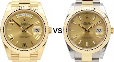 Replica Rolex Day-Date II VS Day-Date 40 Watches