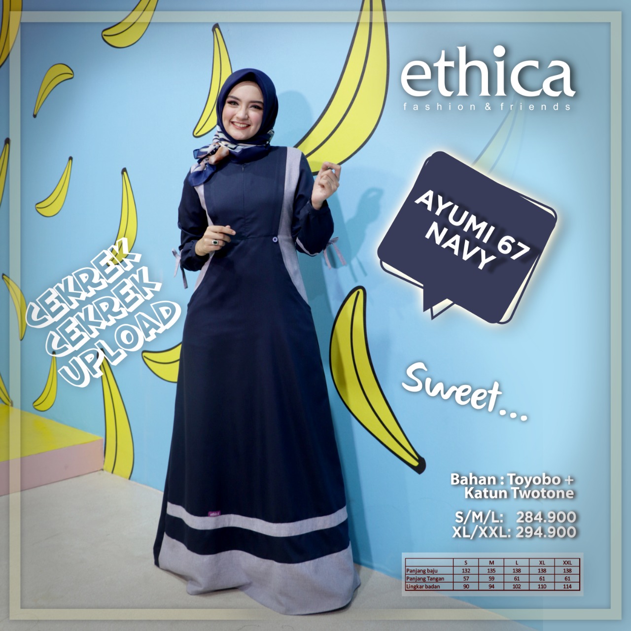 KOLEKSI GAMIS  BRANDED ETHICA  TERBARU AYUMI 67