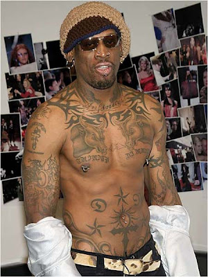 Soulja Boy tattoo abs. Close-up of new tattoo: