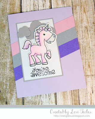 You're Awesome card-designed by Lori Tecler/Inking Aloud-stamps and dies from Paper Smooches