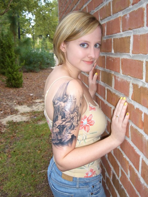 2011 Arm Tattoo Design For Girls