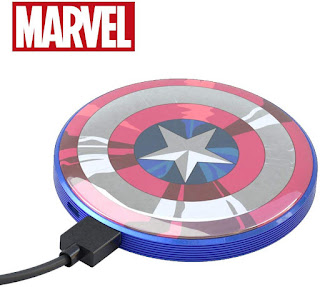 Power Bank Tribe 4000 mAh Captain America – Cargador de batería portátil Universal Original Marvel Avengers, PBR21601 