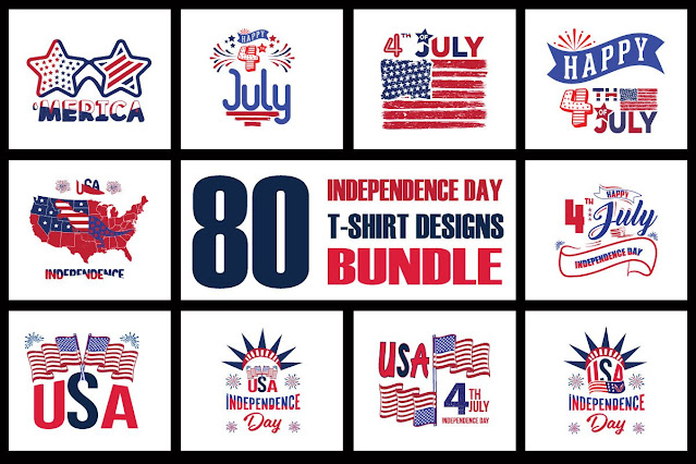USA Independence Day T-Shirt Bundle