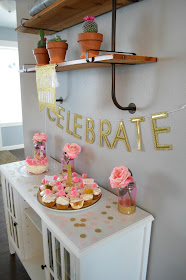 Orchard Girls Blog - Pink & Gold First Birthday Party