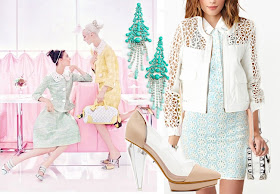 pastel colors editorial, pastel hues, pastel, soft colors, romantic fashion, lace