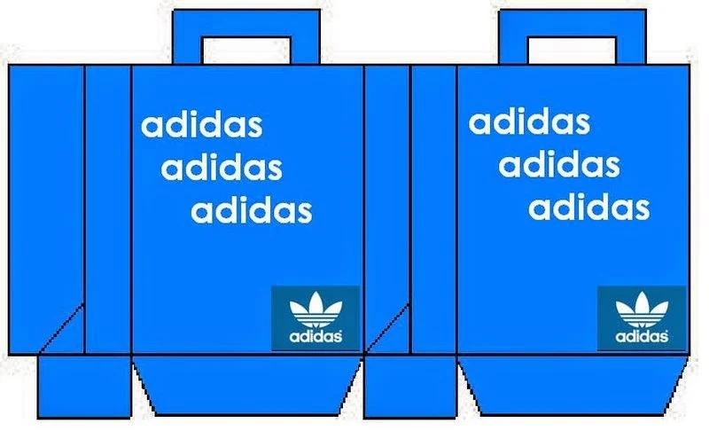 Cajas de Adidas para Imprimir Gratis.