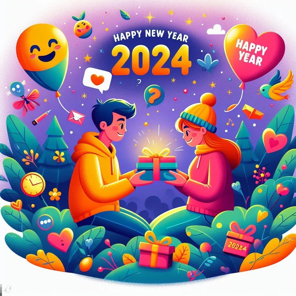 modern happy new year image