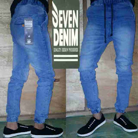 celana jogger jean spria original distro bandung