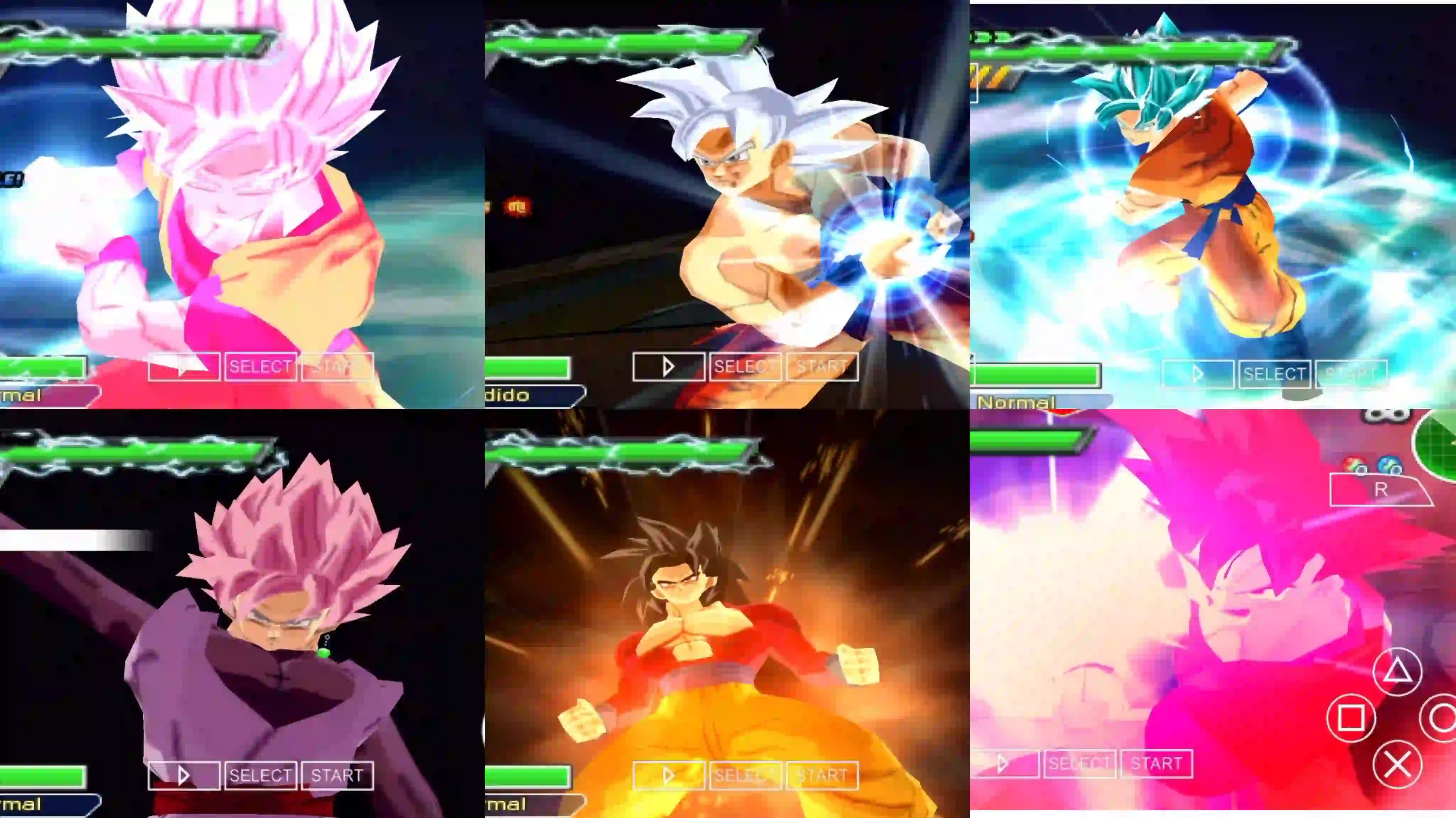 Dragon Ball Super Goku all Forms DBZ TTT MOD