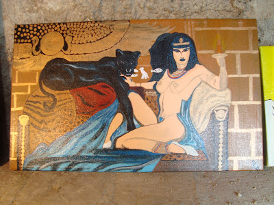 Dipinto a mano Cleopatra