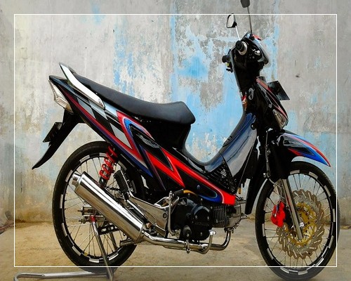 Gambar modifikasi supra x 125 fi simple standar thailook 