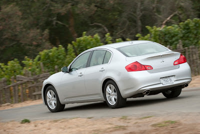 2011 Infiniti G25 Sedan Rear View