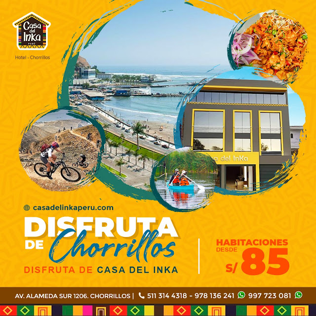 Lugares turisticos Chorrillos, Lima Alojamiento