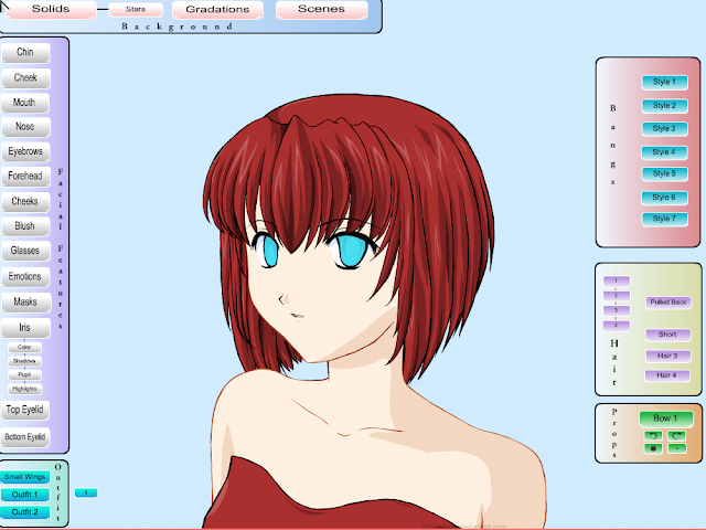 Einfache Charakter Erstellung Create Anime Avatar von Dressupgames