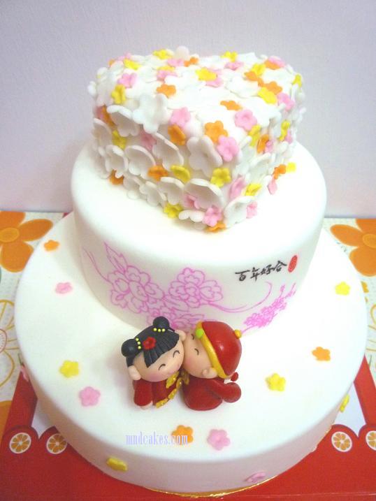Chinese Themed Wedding Cake