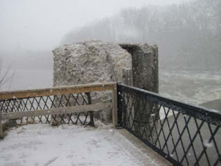Snow Over Penman's Dam Paris Ontario