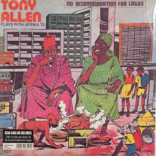 Tony Allen Plays With Afrika 70 "No Accommodation For Lagos"1979  + Tony Allen And The Afro Messengers "No Discrimination"1979 Nigeria Afro Beat Afro Jazz Funk, (plays Fela Ransome Kuti & His Koola Lobitos,Ginger Baker & African Friends,Tony Allen & Afrobeat 2000,Tony Allen & His Afro Messengers,Fela Ransome Kuti & His Koola Lobitos,T-Fire,Seun Kuti + Egypt 80..members)  The Afrobeat classics...!