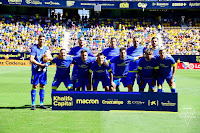 CÁDIZ C. F. Temporada 2022-23. Rubén Alcaraz, Ledesma, Luis Hernández, Álvaro Negredo, Víctor Chust. Pacha Espino, Iza Carcelén, Fede San Emeterio, Rubén Sobrino, Théo Bongonda, Iván Alejo. CÁDIZ C. F. 0 VILLARREAL C. F. 0 Sábado 01/10/2022, 14:00 horas. Campeonato de Liga de 1ª División, jornada 7. Cádiz, estadio Nuevo Mirandilla: 15.516 espectadores.